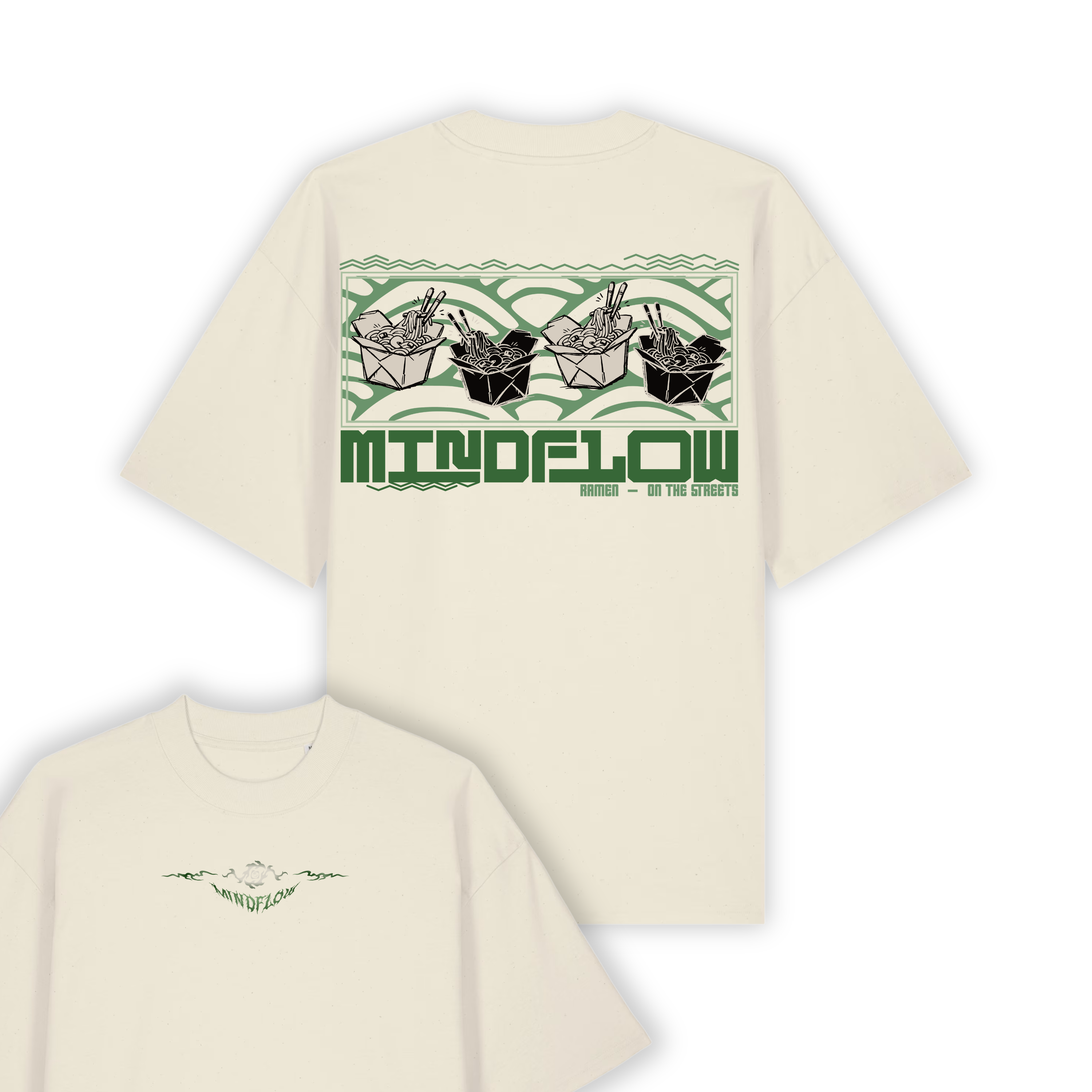 On the Streets "Ramen" Tee Oversized