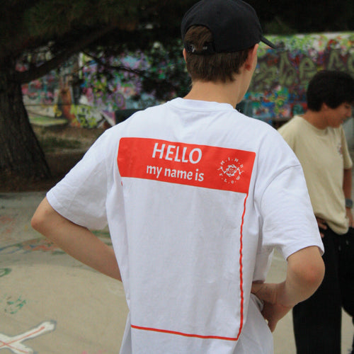 "Hello my name is..." Oversize T-Shirt